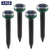 Solar Powered Ultrasonic Sonic Mouse Mole Pest Rodent Repeller Repellent Yard LED Light Repeller Outdoor Lamp Yard Garden 4pcs