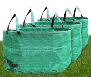Set of 3 Ultimate Cleanup Bags for Yard Lawn and Garden