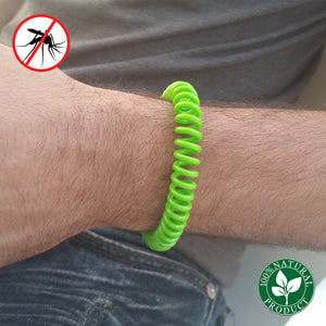 Mosquito Repellent Bracelet in use